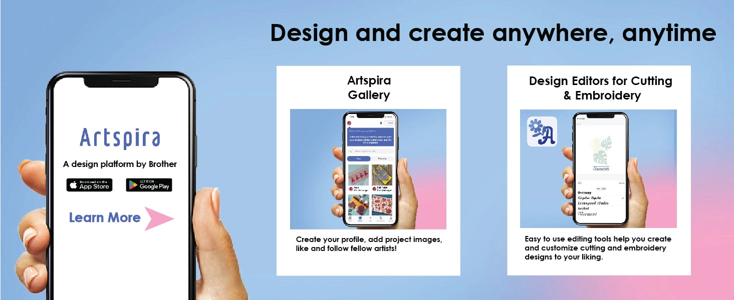 Brother SP-1 Sublimation Printer with Artspira App – Wireless DIY Heat Transfer Printing System