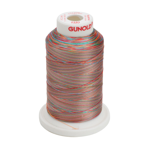 Gunold Embroidery Thread Sulky 40 - 1000M - 2241 Ombre (Multi) Colour Thread