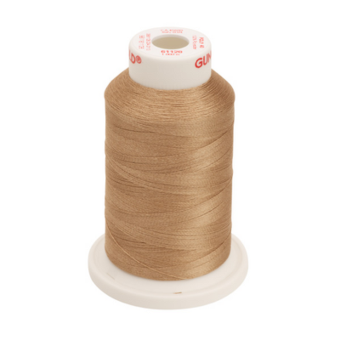 Gunold Embroidery Thread - POLY 40 - 1000m - 61128 - Dark Ecru-Sewing.sg