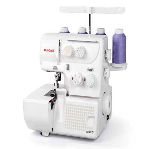 Janome 8002D 3 & 4-Thread Convertible Serger (Overlock Machine)-Sewing.sg