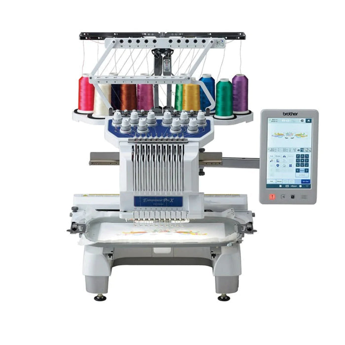 Brother PR1055X 10-Needle Embroidery Machine – Professional Multi-Needle Commercial Embroidery System