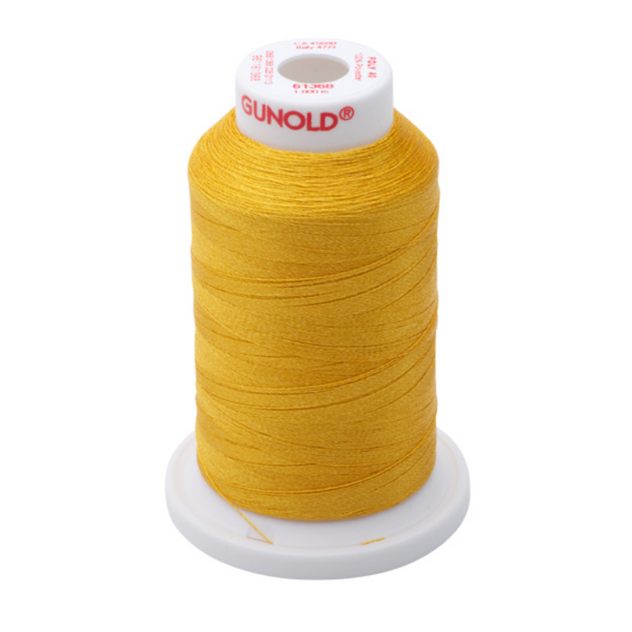 Gunold Embroidery Thread - POLY 40 - 1000m - 61368 - Curry Powder-Sewing.sg