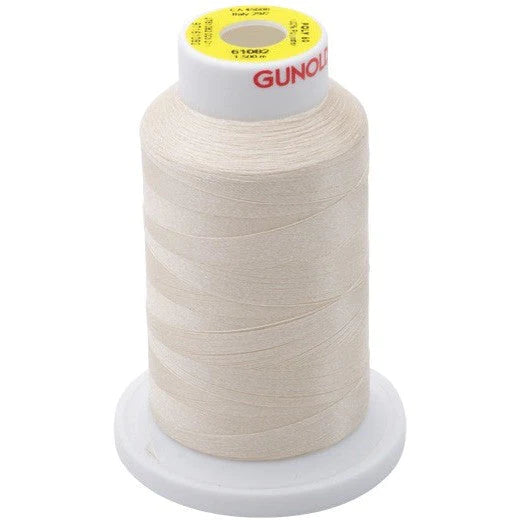 A Gunold Embroidery Thread - POLY 40 - 1000m - 61082 - Cream / Nude Colour - Ban Soon Sewing Machine Pte Ltd