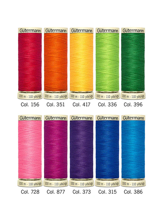 Gütermann Sew-All Thread Set — Art. 734006 Col. 3 (10 × 100 m)