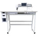 Janome Universal Sewing Table | Genuine Sewing Cabinet with Interchangeable Insert Plates