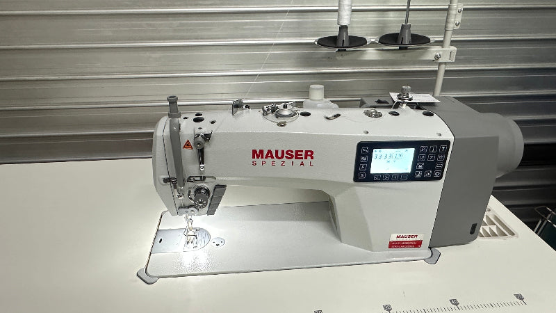 Mauser ML8126 Series Industrial Lockstitch Sewing Machine | Automatic Thread Trimming | Sewing.sg
