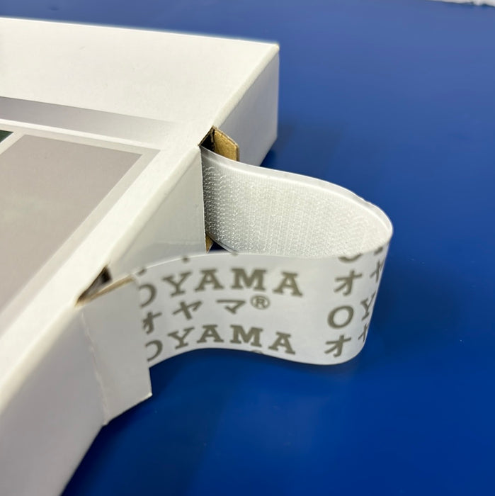 Oyama Velcro : 1 inch, 25mm, WHITE, Hook only