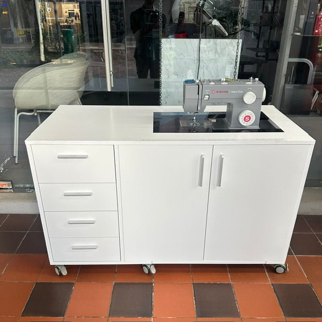 Classic 4721 Sewing Table with 4 Drawer Storage, 120 X 52 X 75(H) cm