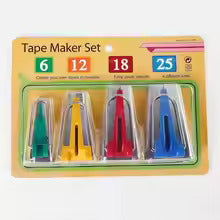 Bias Tape Maker  | 6mm, 12mm, 18mm and 25mm | DIY Sewing & Quilting Tool