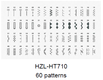 Juki HZL-HT710 Computerized Sewing Machine | 60 Built-in Stitches | Ban Soon Sewing