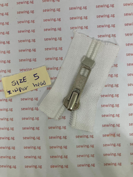 Zip Head; Auto Lock Zipper head; Size 5.