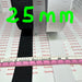 Elastic Band, 1.3mm thick, 1 inch or 25mm width, White or Black Color