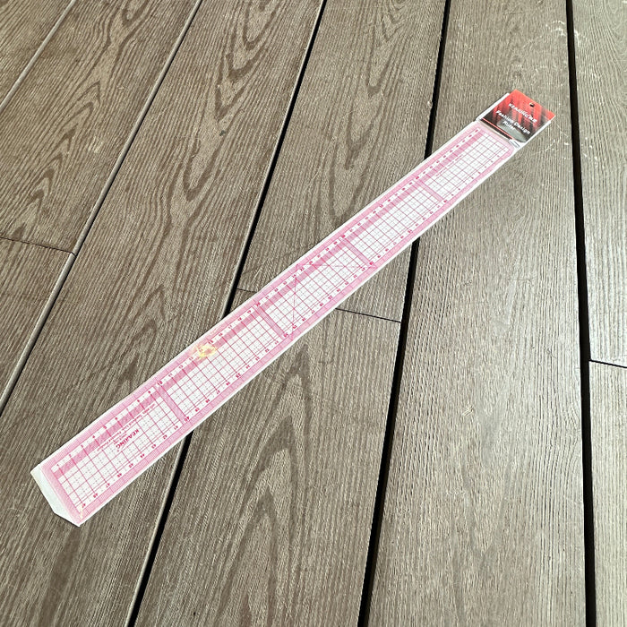 KEARING brand, No 8002, Clear Plastic Straight Ruler, 50cm x 5cm