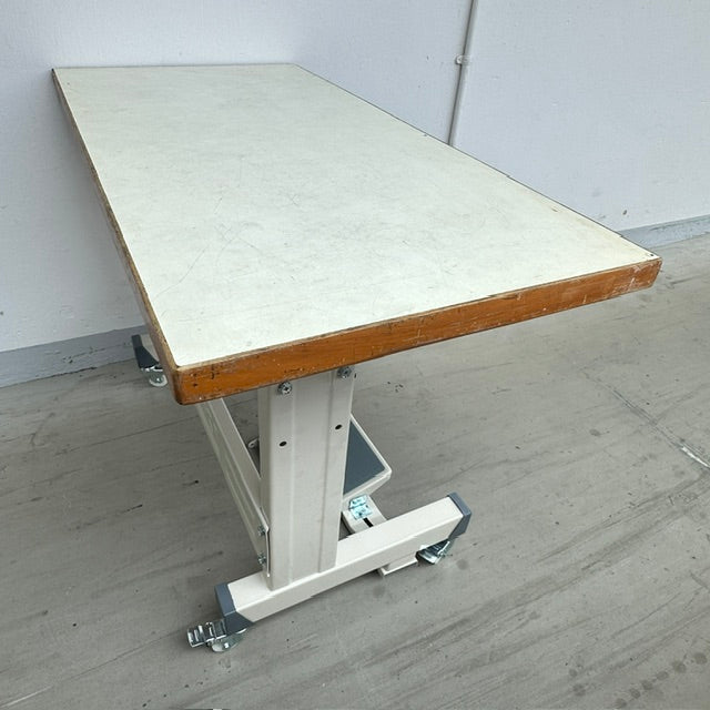 Industrial Sewing Machine Table with Metal Stand & Foot Pedal | Heavy-Duty Sewing Table-Sewing.sg