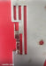 Juki Needle Plate Finger seen broken for a MO-50e, 50eN, 51eN Overlock Sewing Machine, looking from the bottom side.