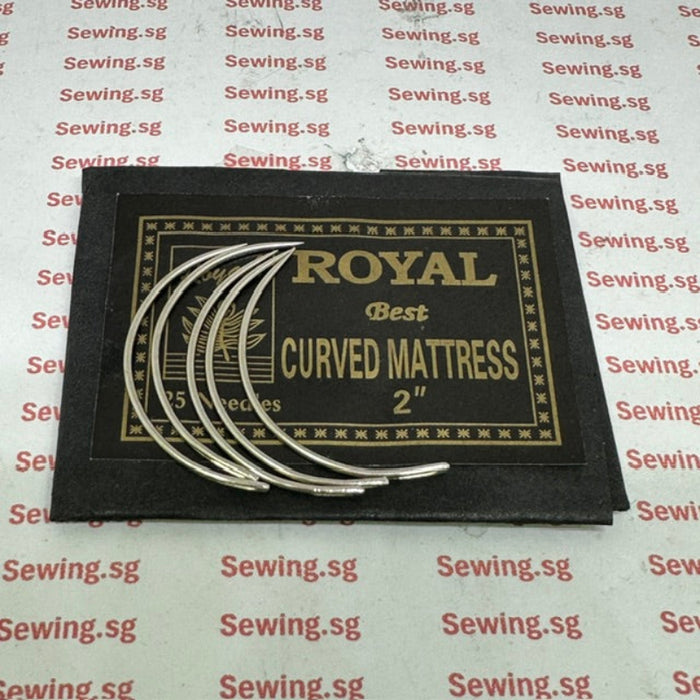 Royal 2 Inch Curved Mattress Needles for Upholstery | sewing.sg