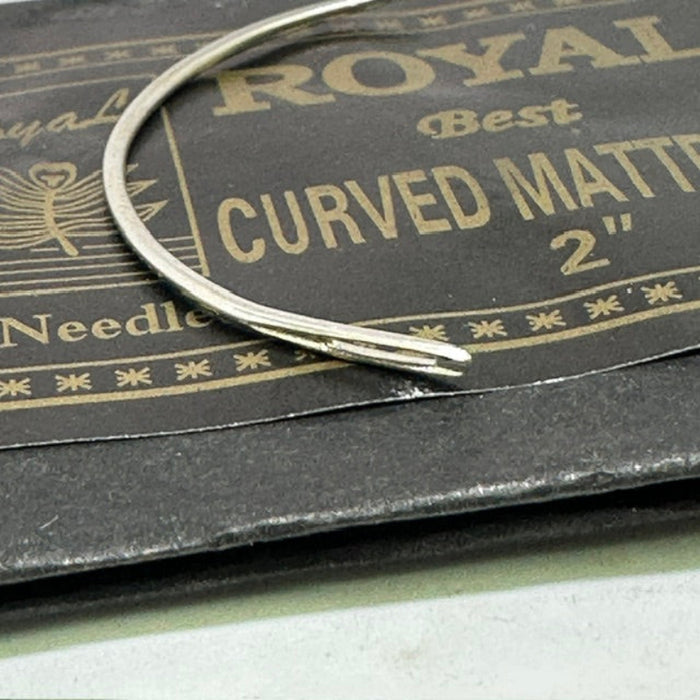 Royal 2 Inch Curved Mattress Needles for Upholstery | sewing.sg