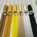 YKK Zips Colour Shades of Yellow