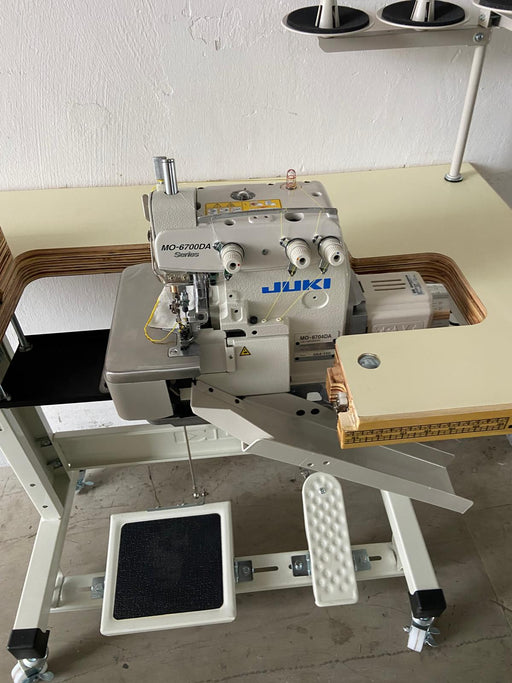 JUKI MO-6704DA-0A4-150 in Sunken Table setup.