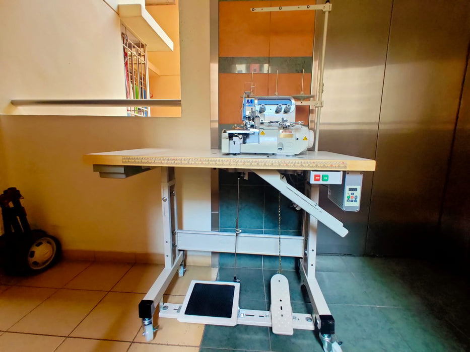 M952 Pegasus brand, 3-Thread Overlock Machine in Complete setup.