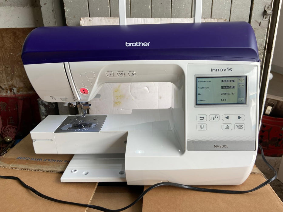 (USED) Brother NV800E Embroidery Machine – Large Embroidery Area  | New set $2388