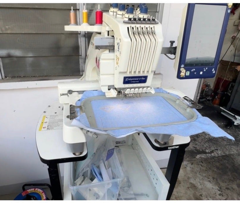 Used PR670e embroidery sewing machine
