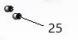 Feiyue 555 Support Screw (2 PCS) – Part Code 2-25 | Replacement Sewing Machine Part-Sewing.sg