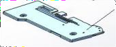 Feiyue 555 Needle Plate – Part Code 6-4 | Replacement Sewing Machine Part-Sewing.sg