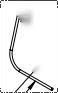 Feiyue 555 Down Bend Pipe I – Part Code 11-35 | Replacement Sewing Machine Part-Sewing.sg