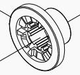 Feiyue 393 Arm Shaft oolkar– Thread Take-Up Lever Component (1-24) | Replacement Sewing Machine Part-Sewing.sg