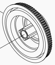 Feiyue 393 Arm Shaft Driver Belt Pulley (1-26) – Replacement Sewing Machine Part-Sewing.sg