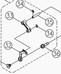 Feiyue 393 Thread Take-Up Lever Complete (1-42) – Replacement Sewing Machine Part-Sewing.sg