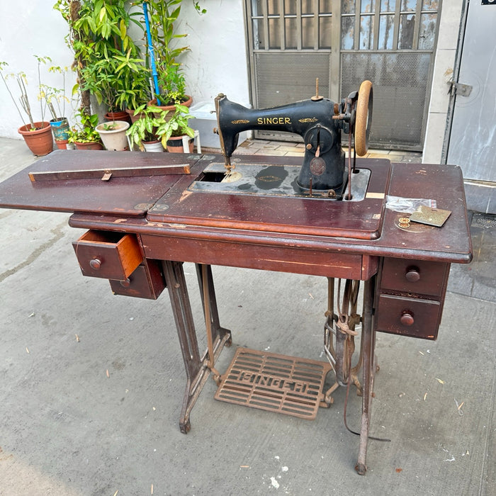 Sewing Machine Restoration & Refurbishment Service / Traditional Pedal Setup SINGER Brand