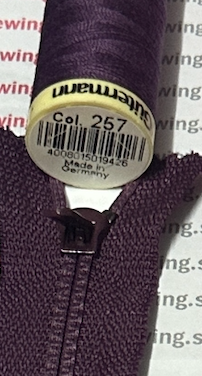 YKK Zips Colour 257