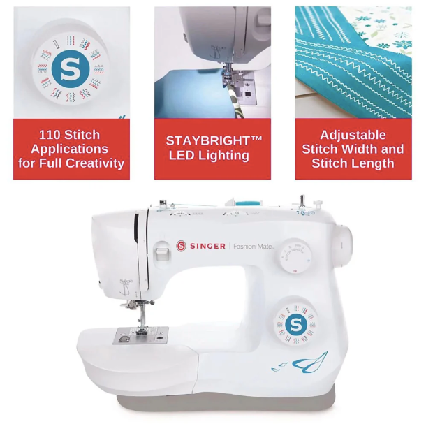 Singer 3342 Fashion Mate Sewing Machine | 32 Stitches + Free Training