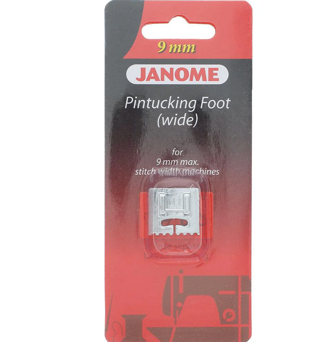 Janome Wide Pintucking Foot 9mm | Corded Pintuck Presser Foot #202093002