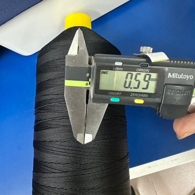 Serabond #12 Tex 240 V323 UV Bonded Outdoor Sewing Thread 1800m. Thickness 0.59mm