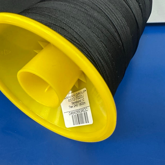 Serabond #12 Tex 240 V323 UV Bonded Outdoor Sewing Thread 1800m. Thickness 0.59mm
