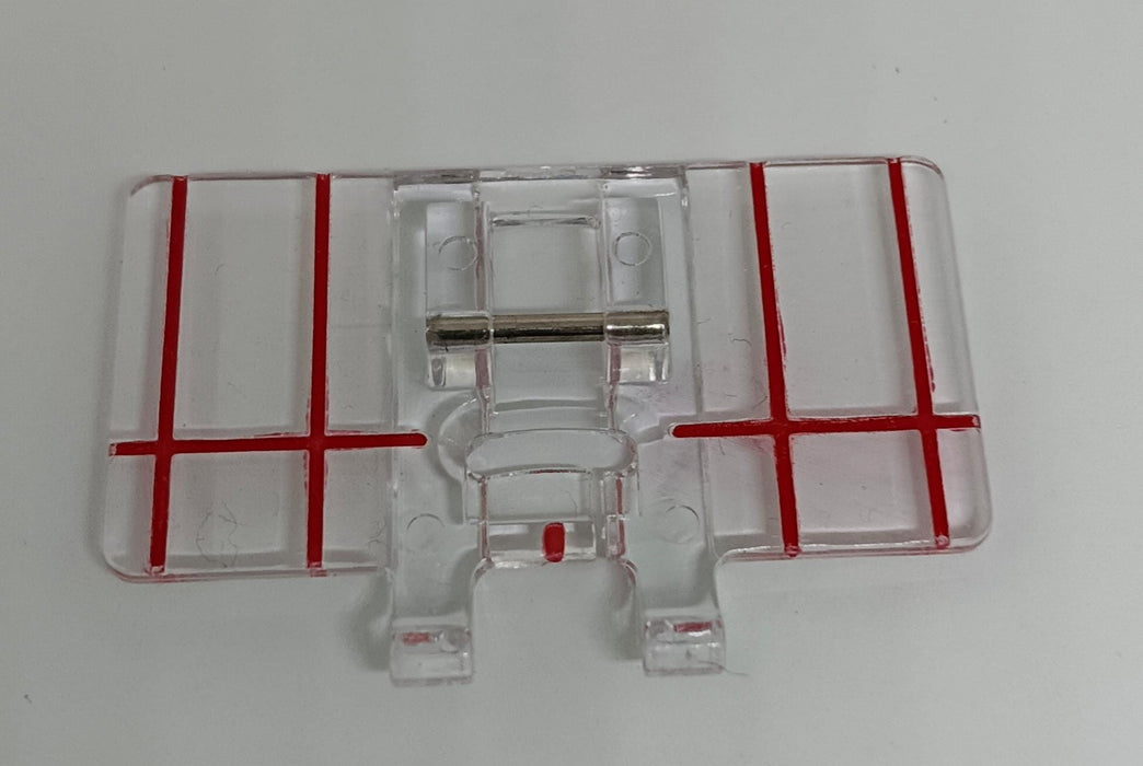 Clear Building Foot | Quilting Sewing Machine Presser Foot for Parallel Stitching