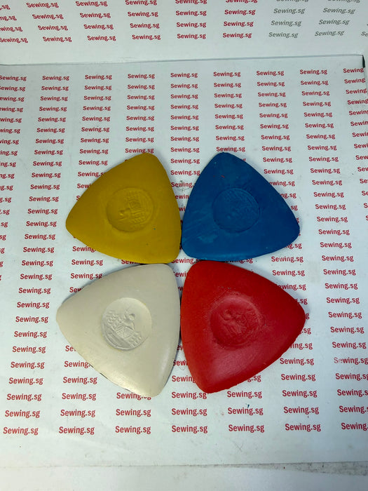 Tailor's Chalk – 4 Colours (Red, White, Blue & Yellow) | Fabric Marking Chalk High Class