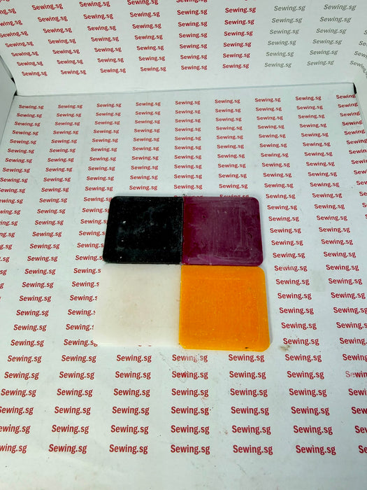 CHN PANDA Invisible Tailor's Chalk – Heat Vanishing Fabric Marking Chalk (4 × 4 cm) | 4 Colours-BanSoon Sewing