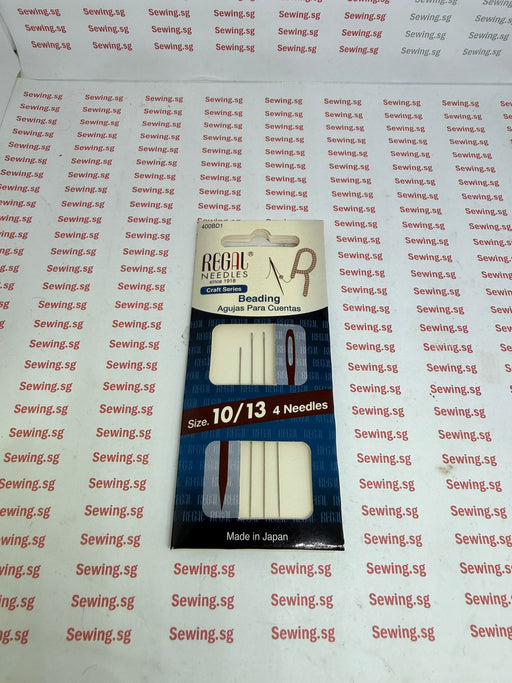 Regal Beading Needles #10 / #13 – 4pcs | Made in Japan-Sewing.sg