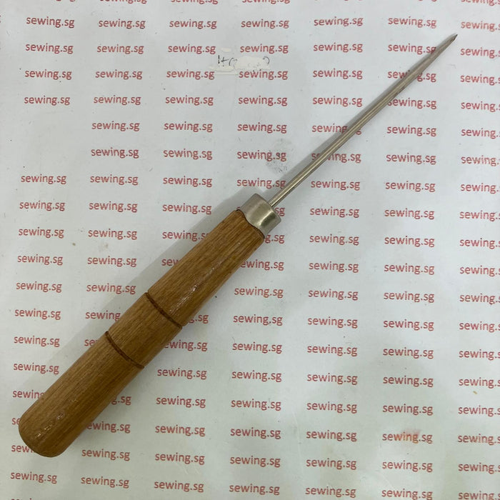 Piercing Scratch Awl - Multiple Application Tool Slim Wooden Handle Awl - Ban Soon Sewing Machine Pte Ltd
