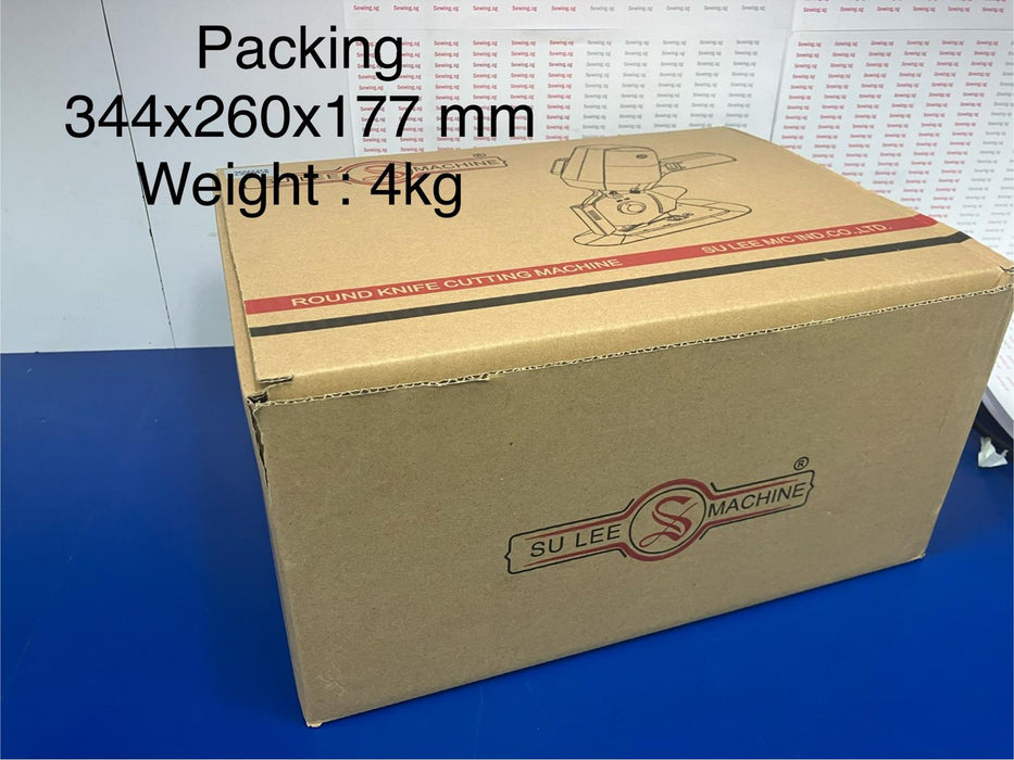 SU LEE RC-100; 4 inch Blade Rotary cutting machine, Export packing.