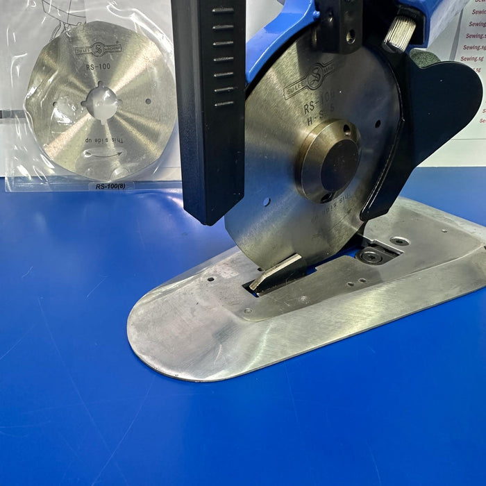 SU LEE RC-100; 4 inch Blade Rotary cutting machine at maximum 24mm cut height.
