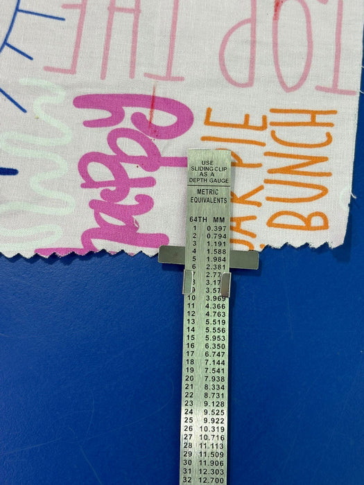 Metal Sewing Gauge / Seam Measuring Ruler – 6" Adjustable Guide - Ban Soon Sewing Machine Pte Ltd