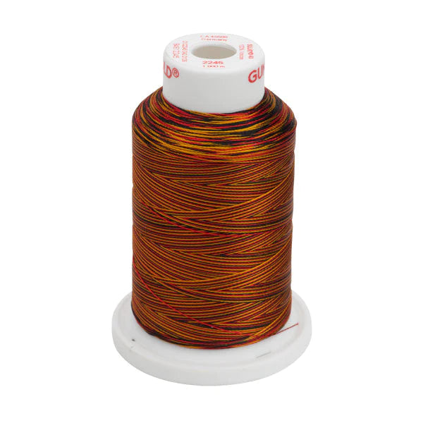 Gunold Embroidery Thread Sulky 40 - 1000m - 2245 Ombre (Multi) Colour Thread