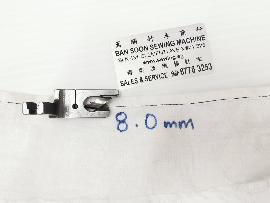Hemmer Foot for Industrial / Lockstitch Sewing Machine