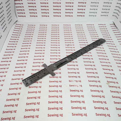 Metal Sewing Gauge / Seam Measuring Ruler – 6" Adjustable Guide - Ban Soon Sewing Machine Pte Ltd