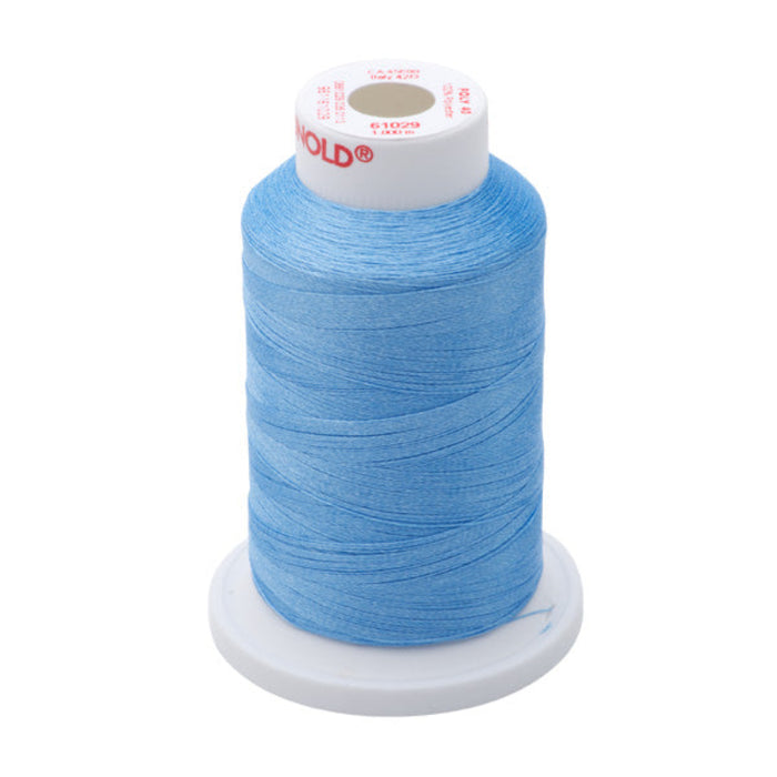 Gunold POLY 40 Medium Blue 1029 – 40wt 1000m Embroidery Thread-Sewing.sg